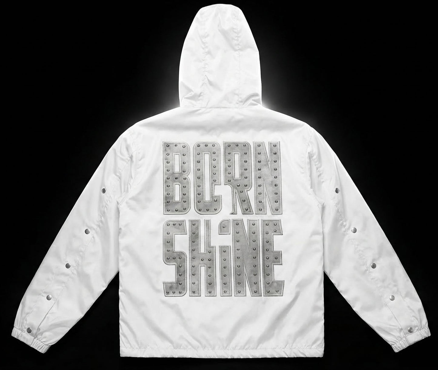 B2S NYLON JACKET - WHITE