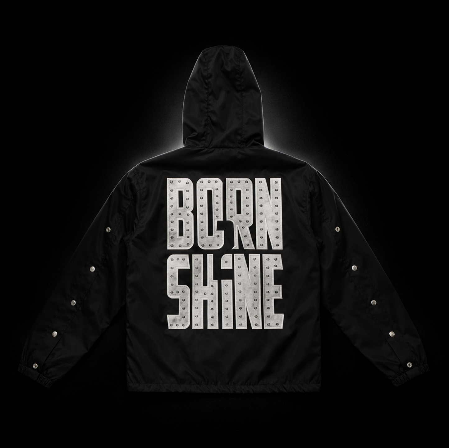 B2S NYLON JACKET - BLACK