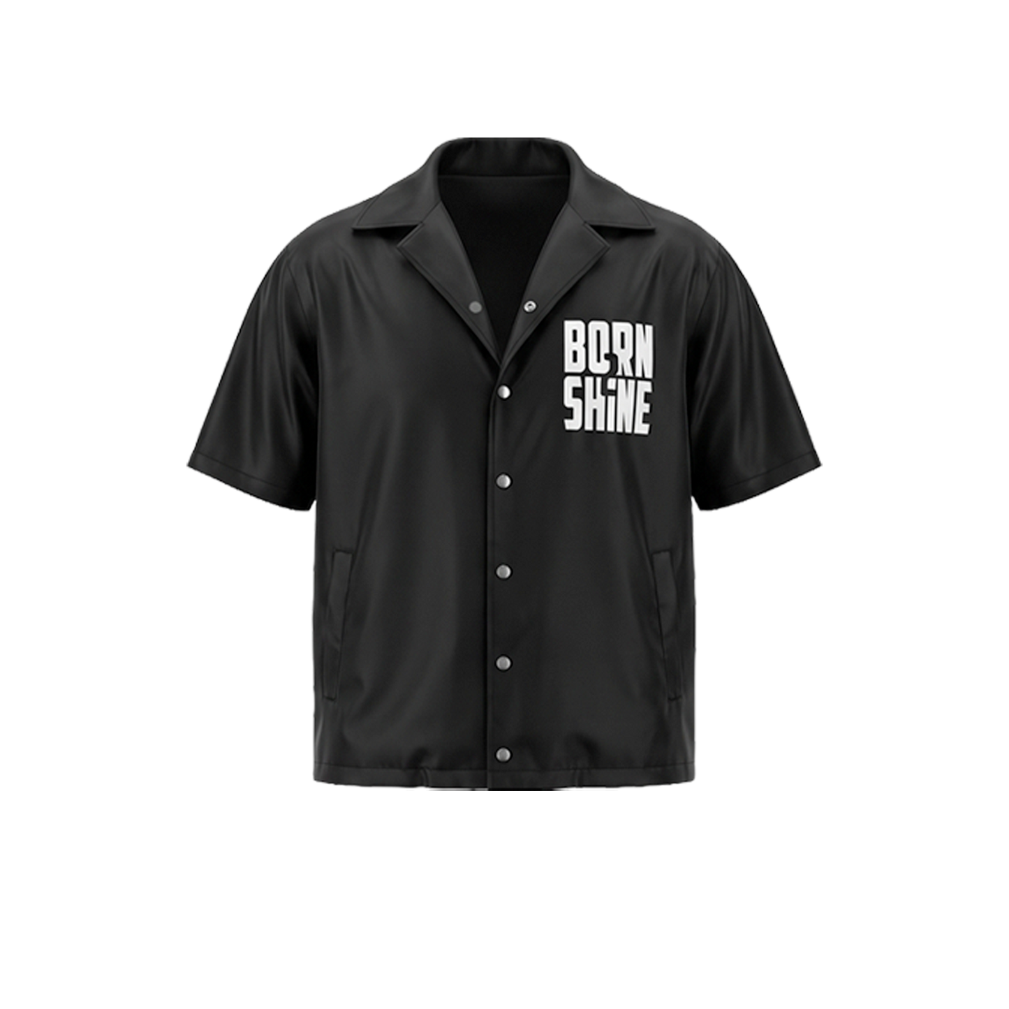 B2S NYLON SHIRT PADDED - BLACK