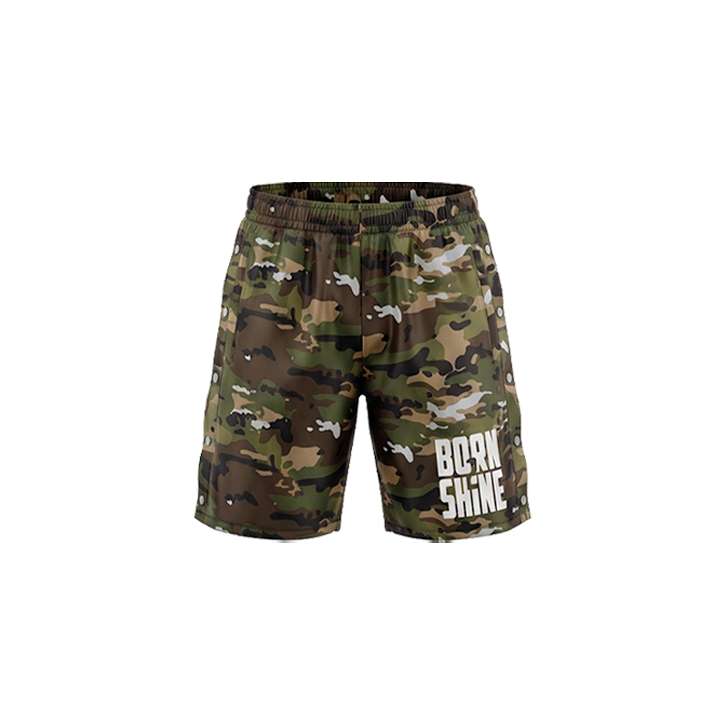 B2S NYLON SHORTS PADDED - CAMO