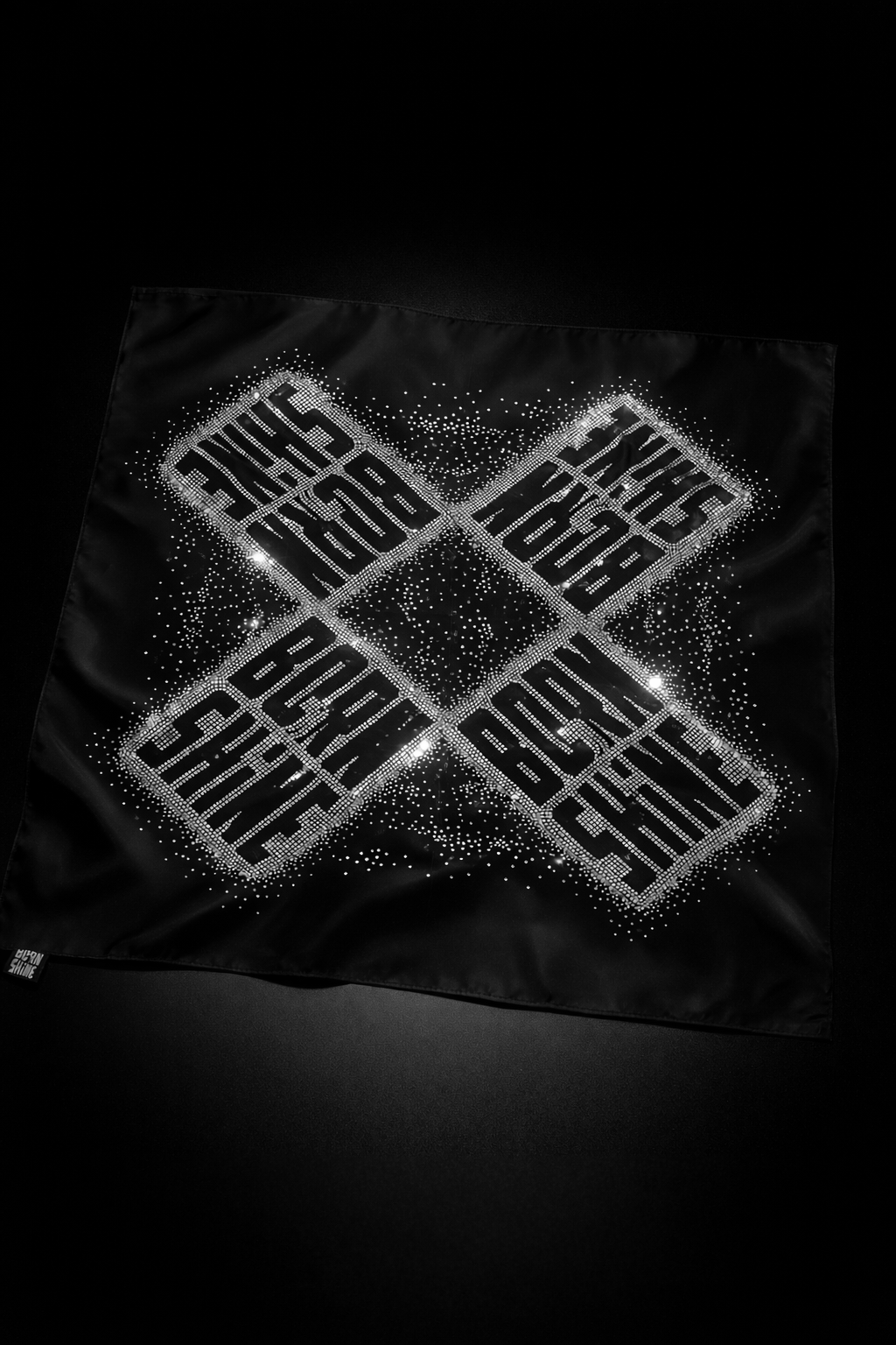 B2S RHINESTONE FOULARD