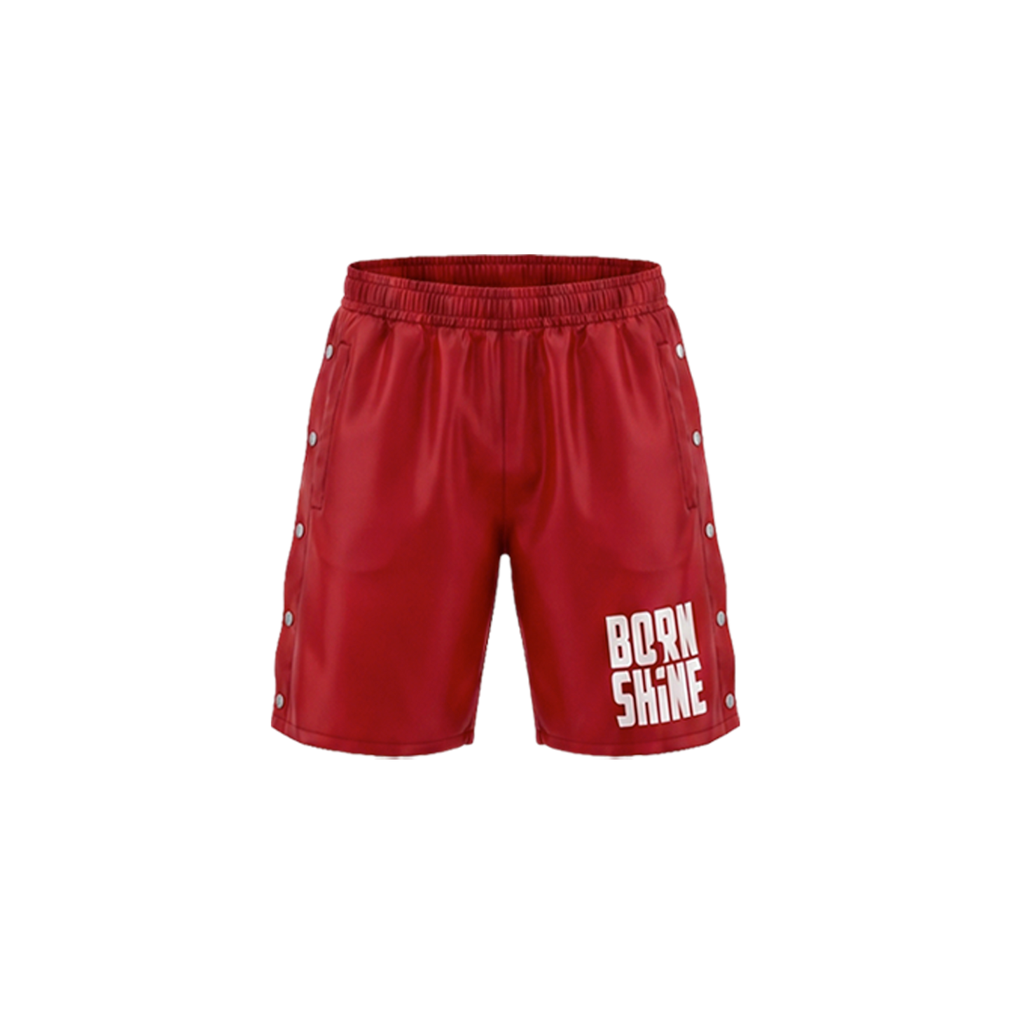 B2S NYLON SHORTS PADDED - RED