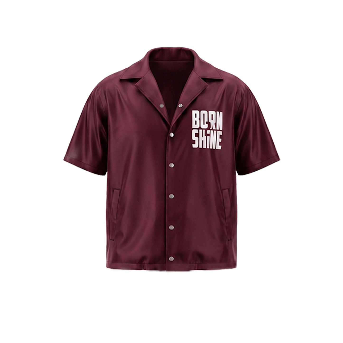 B2S NYLON SHIRT PADDED - BURGUNDY