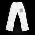 B2S NYLON TRACKPANTS - WHITE