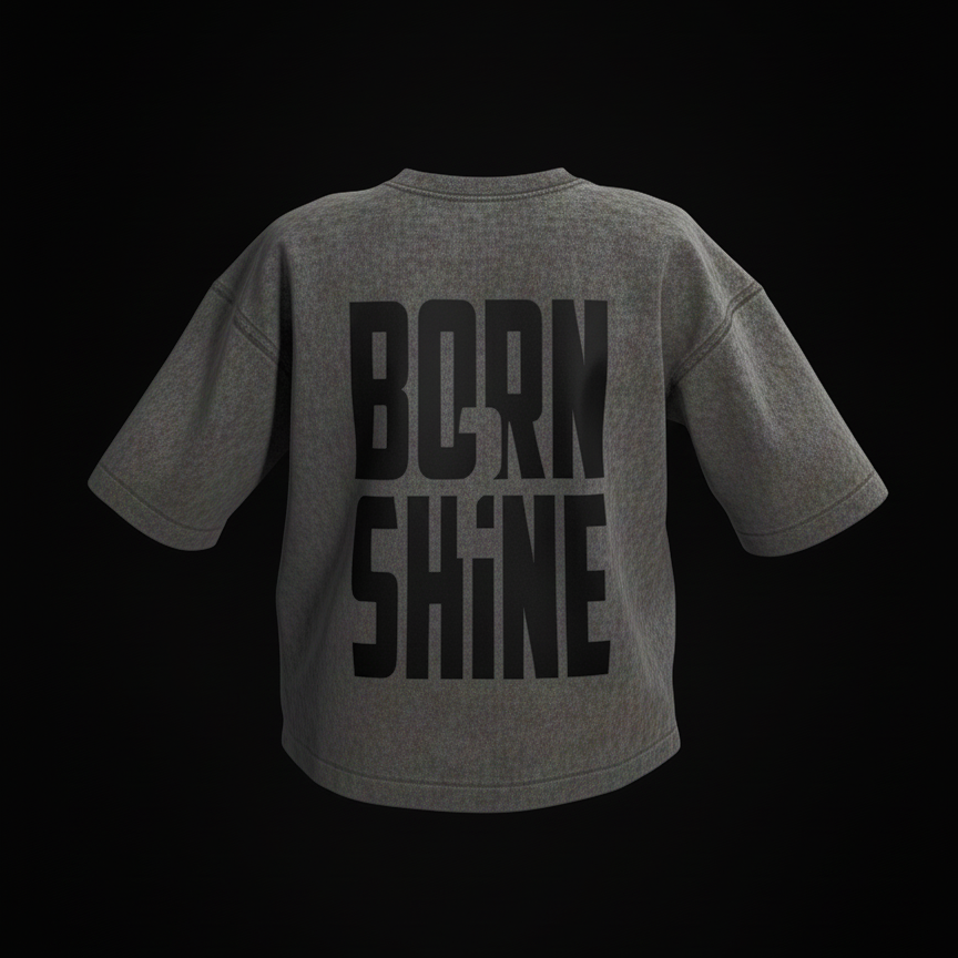 B2S T SHIRT ESSENTIAL - WASHED GREY