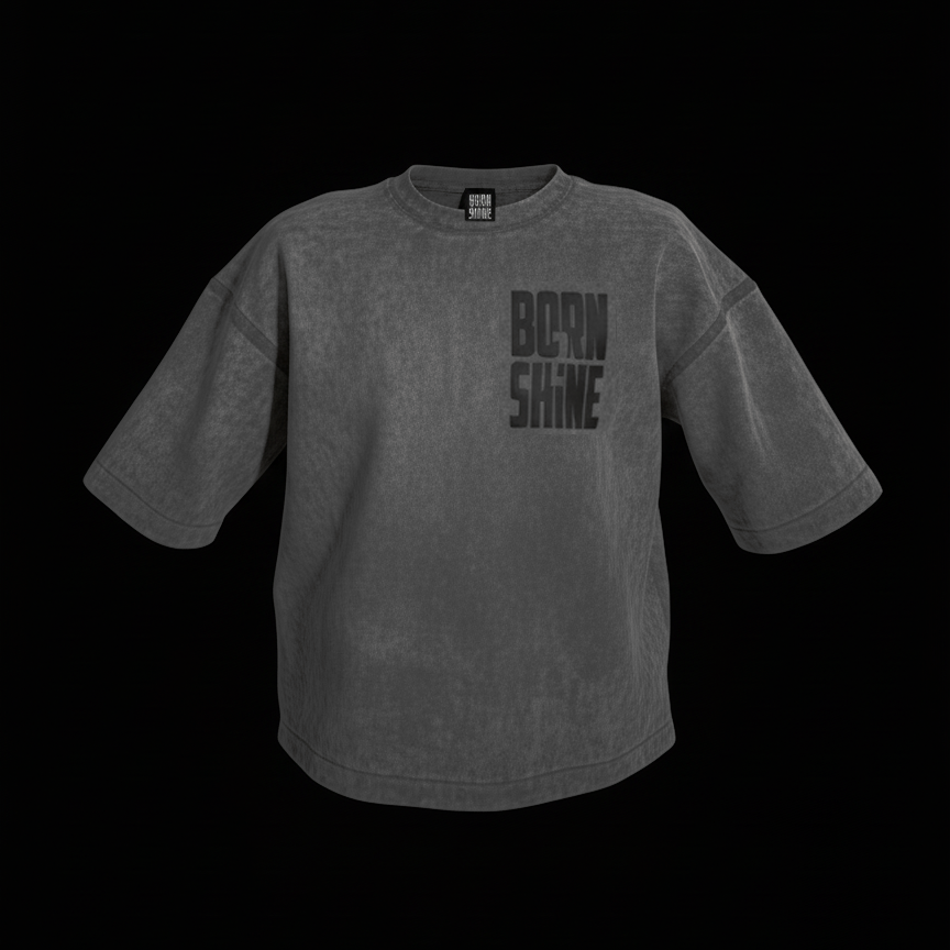 B2S T SHIRT ESSENTIAL - WASHED GREY
