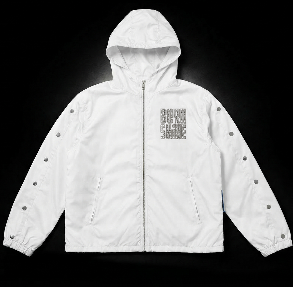 B2S NYLON JACKET - WHITE