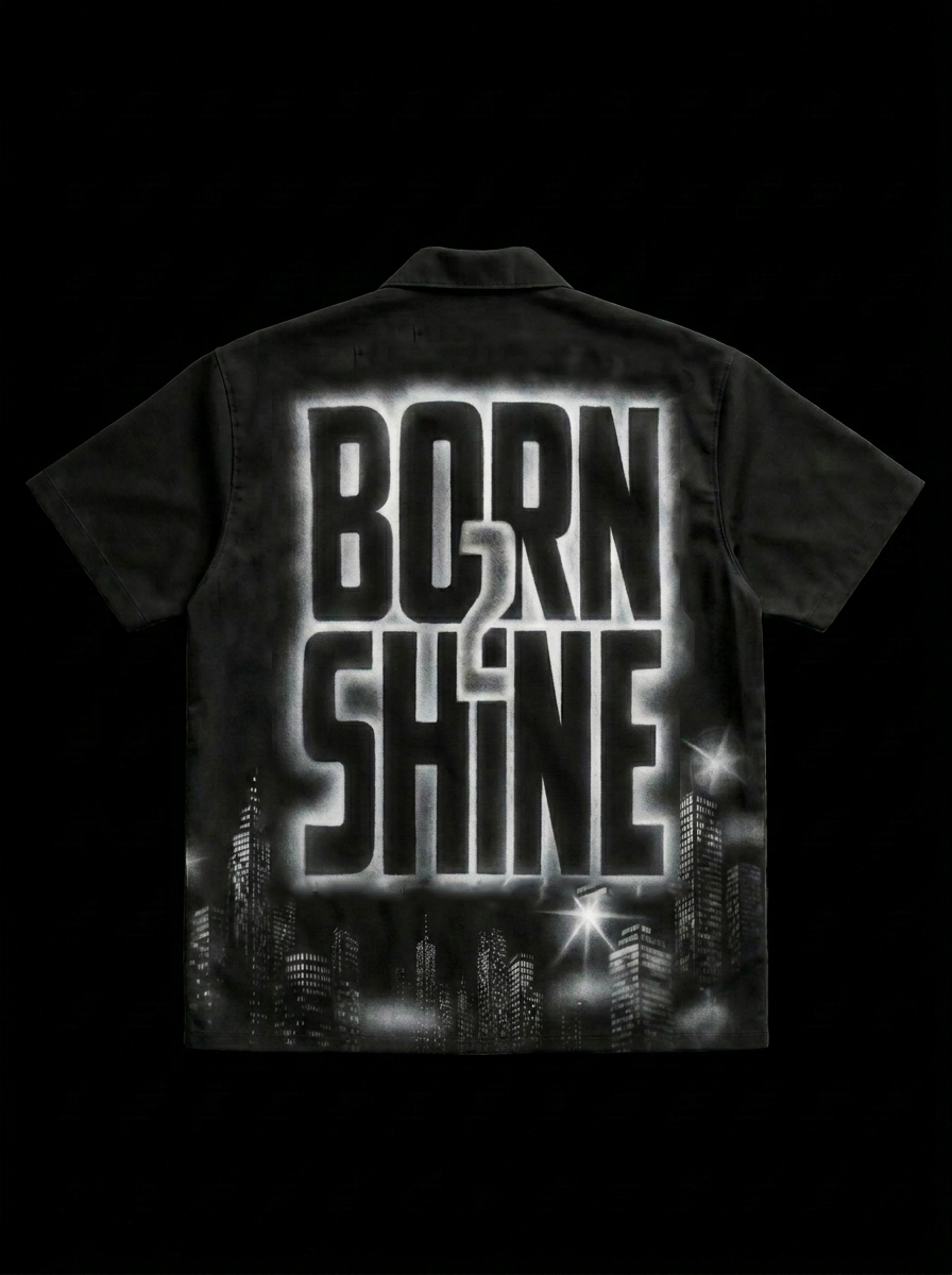B2S X COPYRIGHT WORK SHIRT AIRBRUSHED