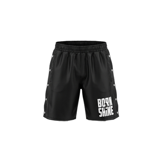 B2S NYLON SHORTS PADDED - BLACK