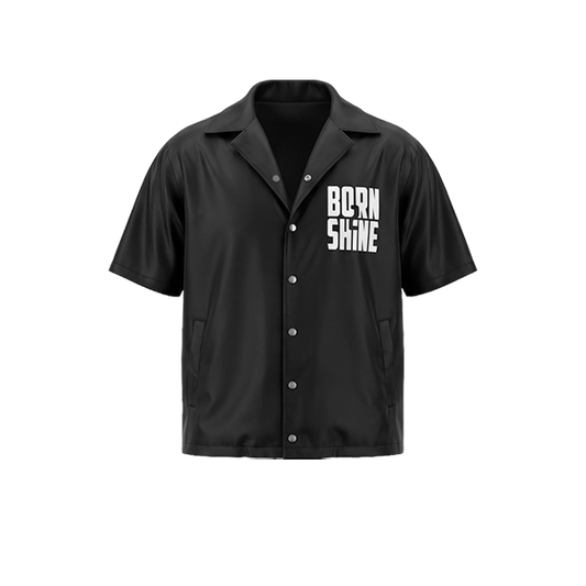 B2S NYLON SHIRT PADDED - BLACK