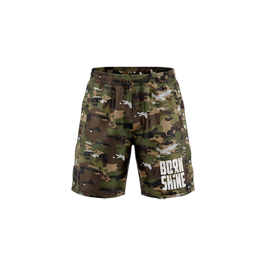 B2S NYLON SHORTS PADDED - CAMO