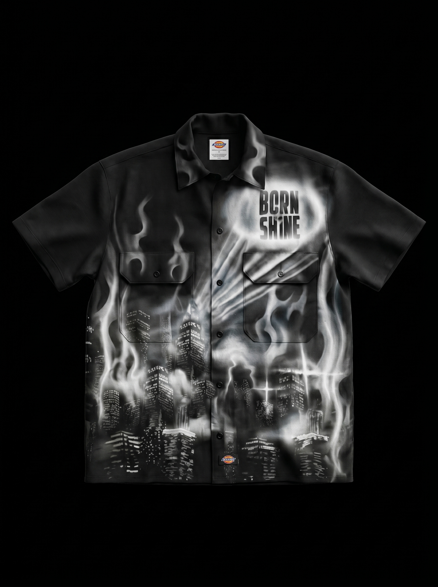 B2S X COPYRIGHT WORK SHIRT AIRBRUSHED