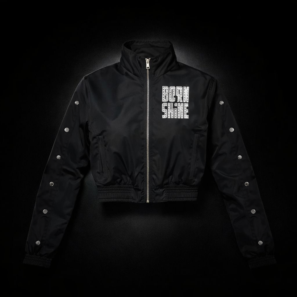 B2S WOMAN NYLON JACKET - BLACK