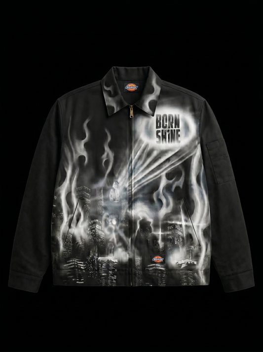 B2S X COPYRIGHT WORK JACKET AIRBRUSHED