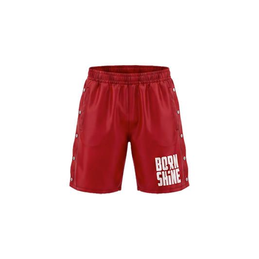 B2S NYLON SHORTS PADDED - RED