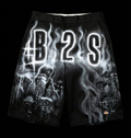 B2S X COPYRIGHT WORK SHORTS AIRBRUSHED
