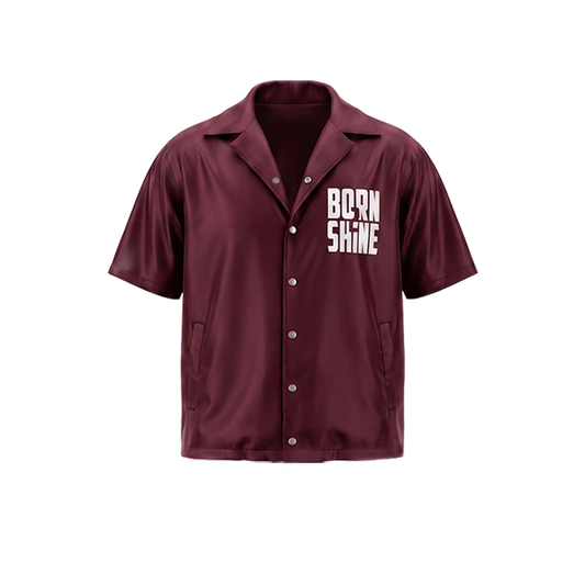 B2S NYLON SHIRT PADDED - BURGUNDY